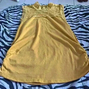 Gold Color Plain Blouse